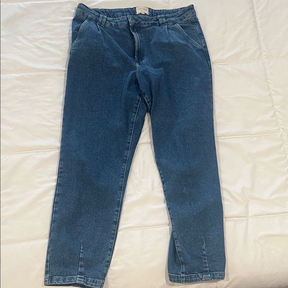 Sezane Women's Blue Boyfriend Jeans